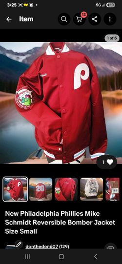 New Mlb Philadelphia Phillies Bomber Jacket 
