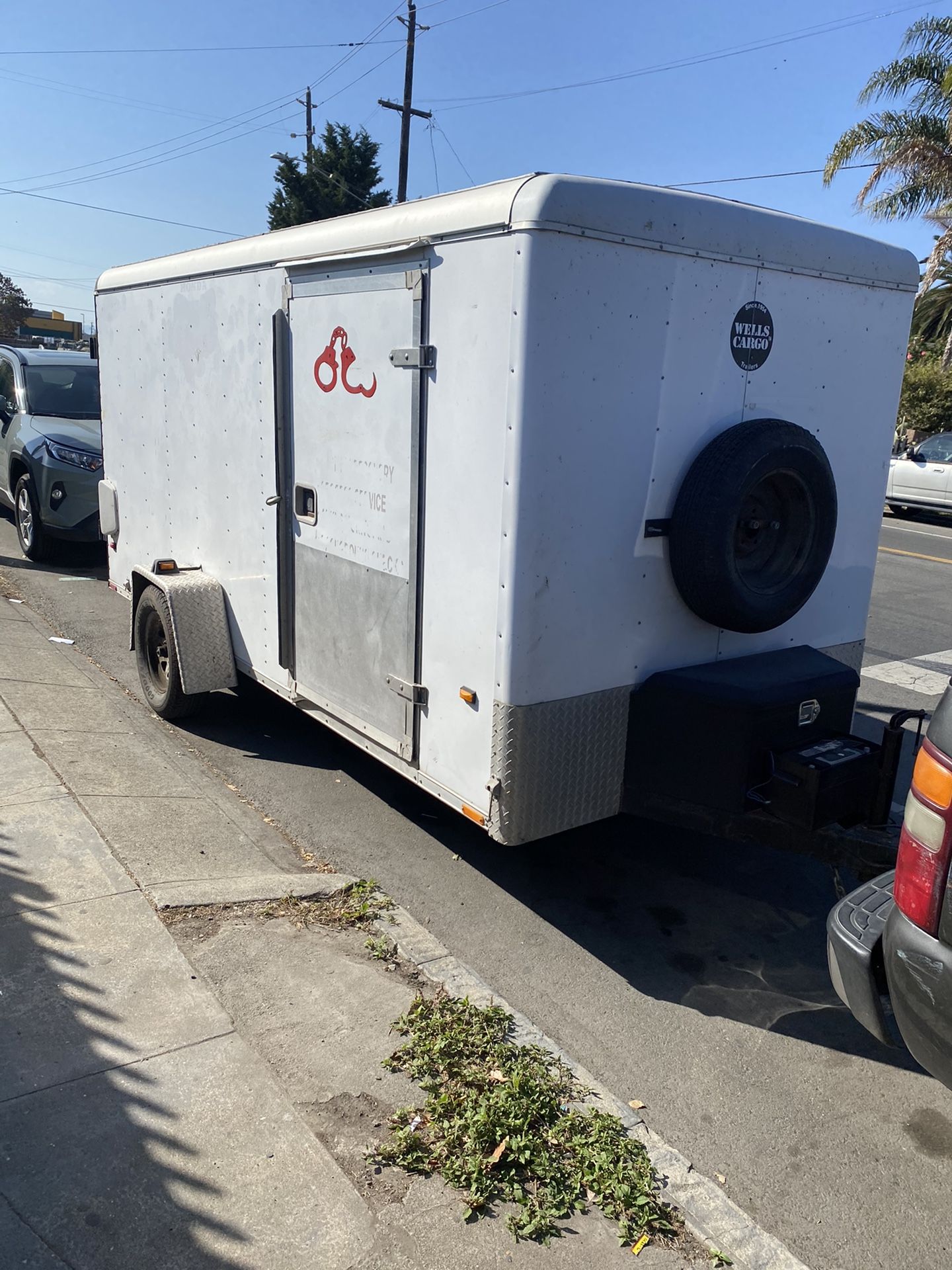 1999 wells cargo trailer 6X14