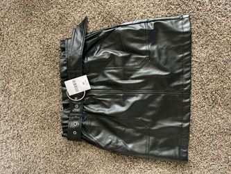 Leather skirt