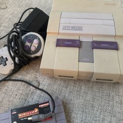 Super Nintendo With Games 