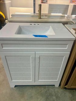 30in Bathroom Vanity with Top