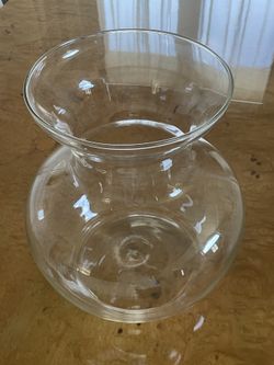 Clear Glass Vase