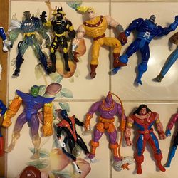 Vintage X-men Dc Marvel Lots Of Batman Figures Toys ~ $5-$13 Each