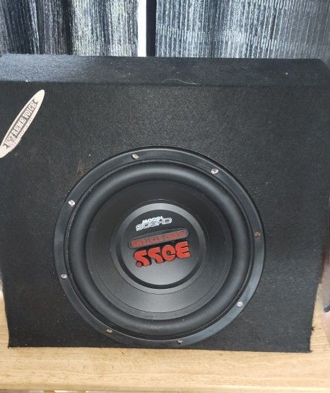 Subwoofer Box And Speaker 10inch