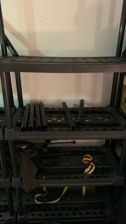 Plastic shelving
