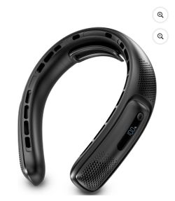 💨 Portable Neck Fan with LED Display – New