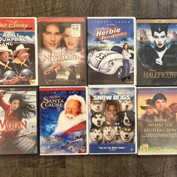 Disney Movies, DVD Lot (Lot of 8 Movies)