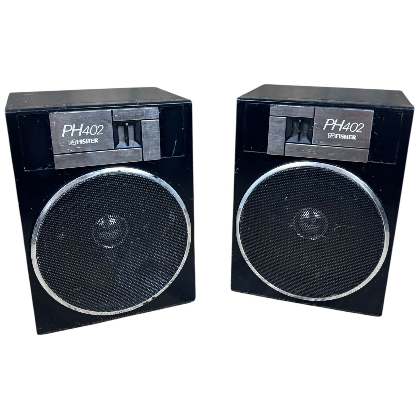 Vintage Fisher PH 402 Boombox Left & Right Side Speakers For PH402 Boombox Works
