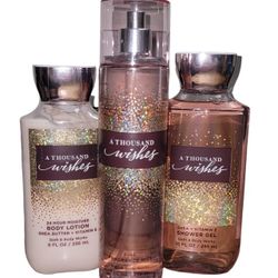 Bath & Body Works A Thousand Wishes Body Shower Gel Body Lotion Mist