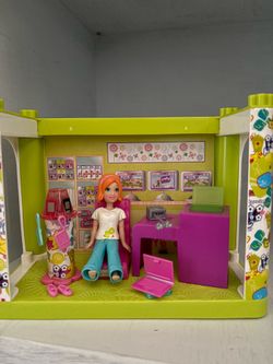 2008 Mattel polly pocket designables electronics shop playset