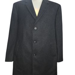 Jos. A. Bank Traditional Fit Charcoal Top Coat (R48)