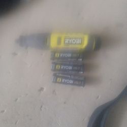 Ryobi  5 Speed Cordless Dremel/  3× Extra Batteries