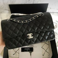 CHANEL Gabrielle Hobo Bag Crocodile Embossed Calfskin Gold/Silver-Tone  Small Black for Sale in Arlington, TX - OfferUp