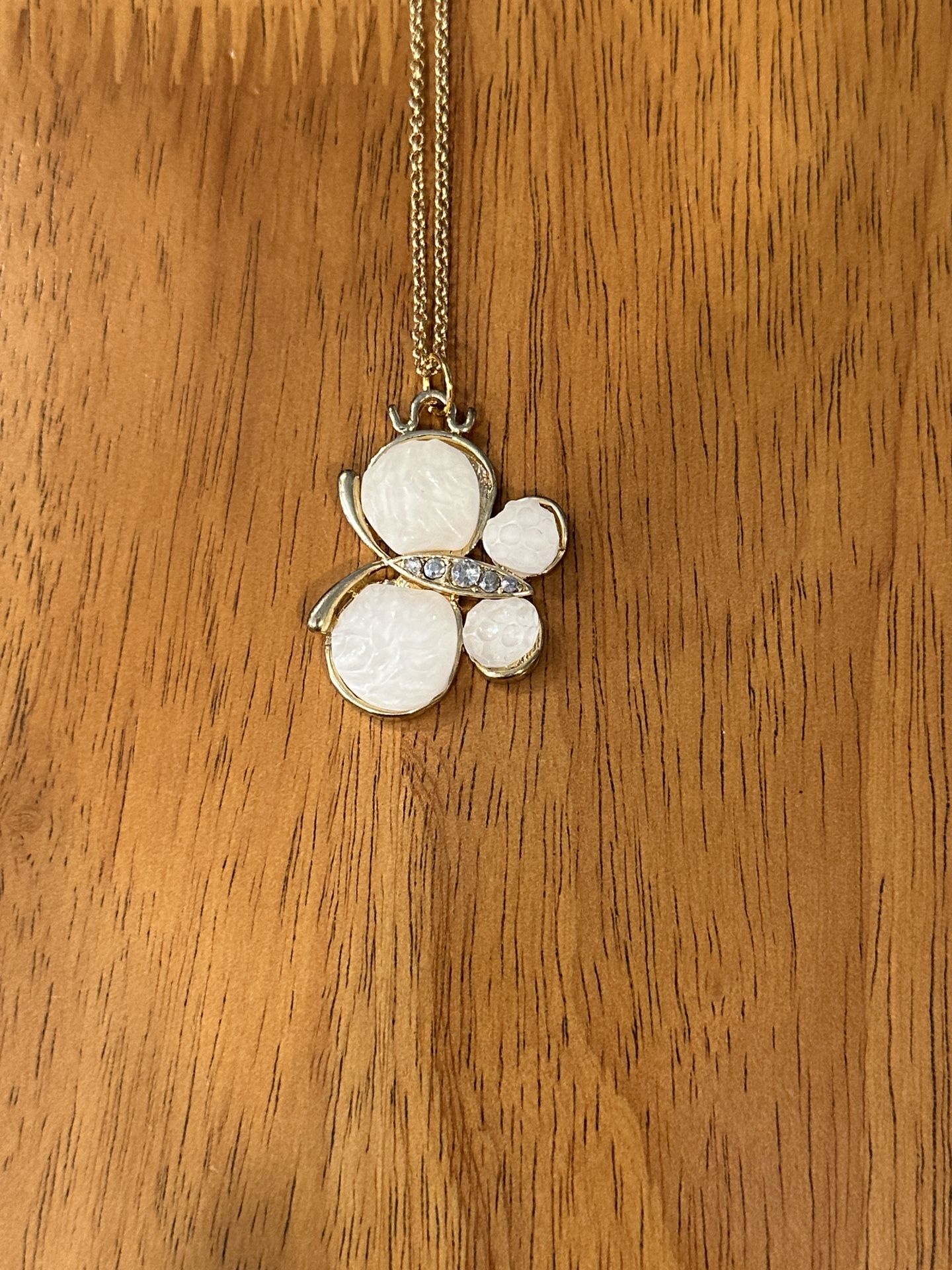 Butterfly Pendant Necklace.