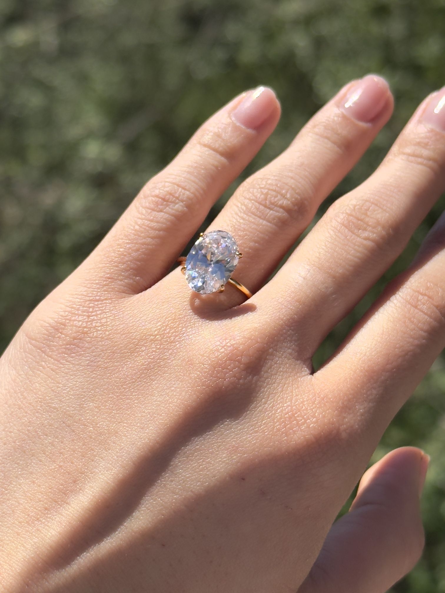 Silver 14k gold plated Ring