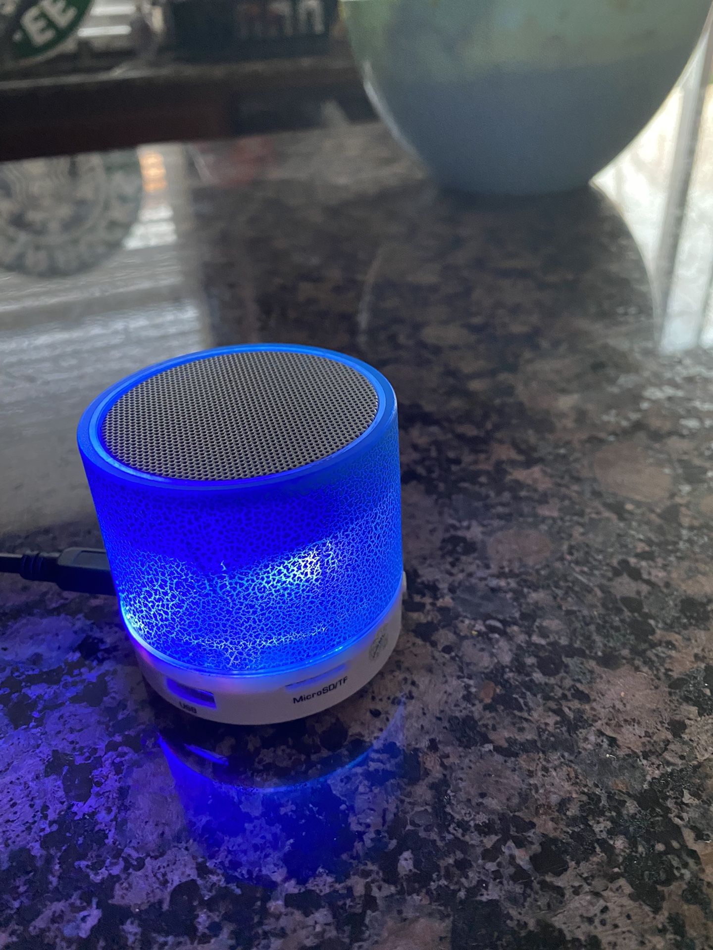 Portable/wireless/light up Bluetooth speaker/ hassle free