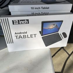 Tablet Android 10 Inch With Keyboard 