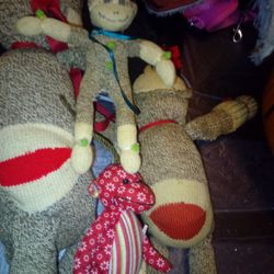 Old School Original Sock Monkey Puppet 