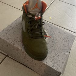  J5s Army Olive/ Solar Orange 200 or best offer