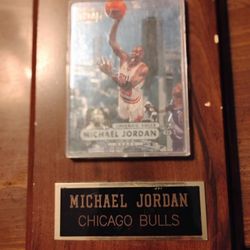 Michael Jordan Metal Universe Collectible Card Holder 