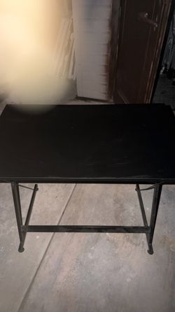 Black desk