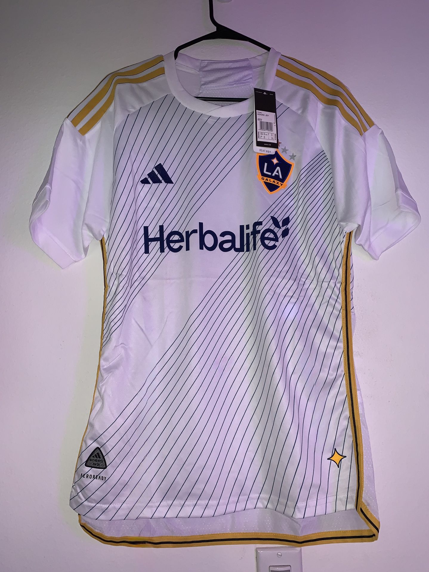 LA GALAXY white Riqui Puig 10 Authentic Jersey