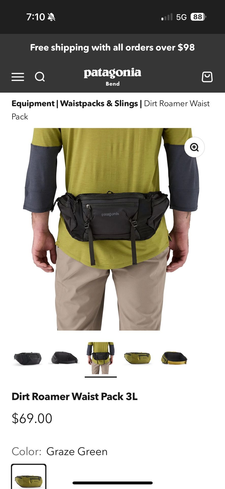 Patagonia Dirt Roamer Waist Pack