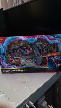 mega greninja ex premium collection