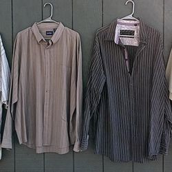 Collection Of 4 Size 3XLT Dress Shirts