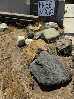 FREE Large Landscaping Rocks - You Haul!