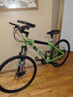 Trek Green Aluminum fast MTN bike for sale