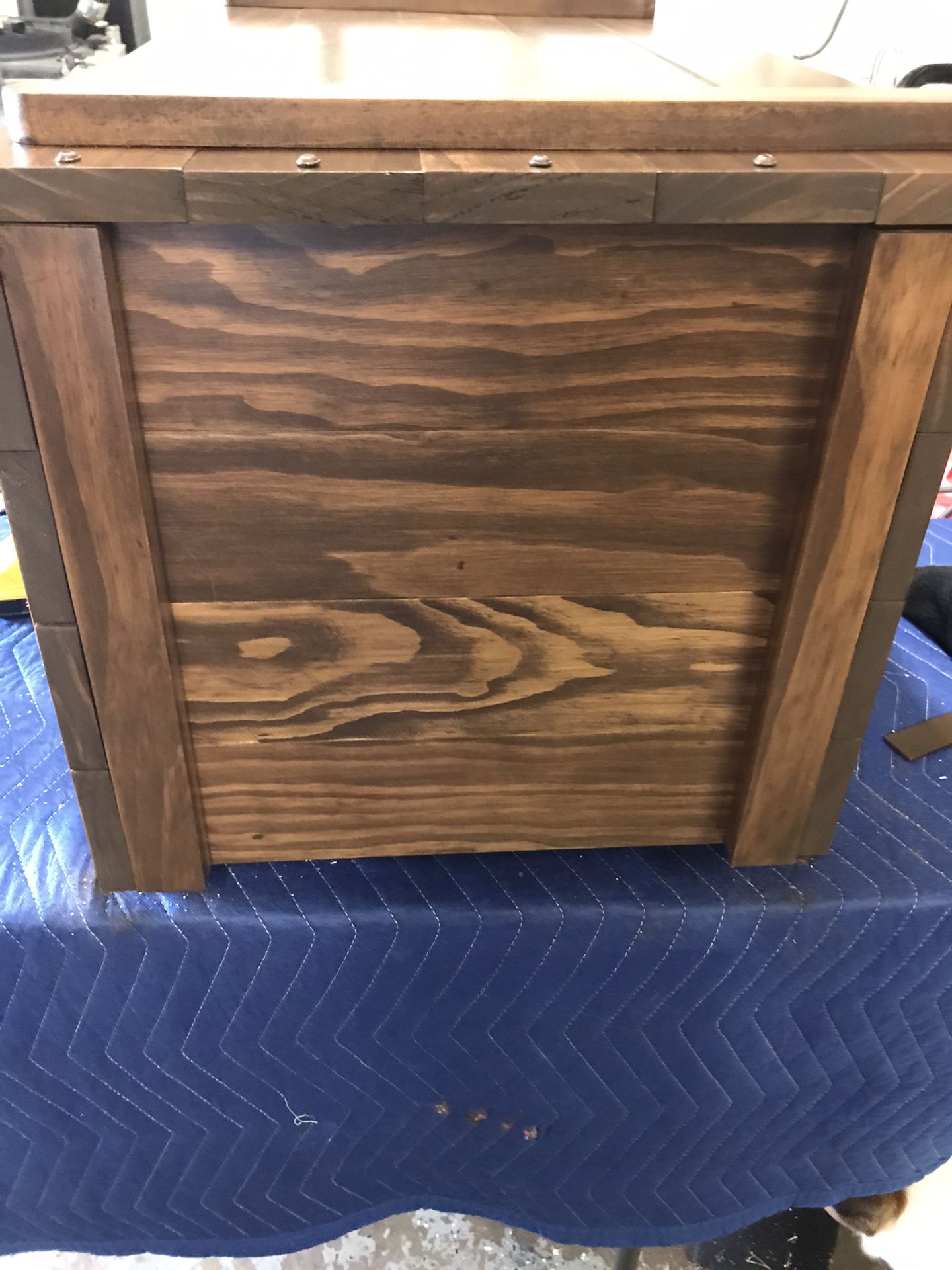 Hand crafted Solid wood chest.
