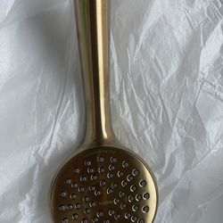 MOEN 1-Spray Patterns 4 in Eco-Performance Handheld Shower Head in Brushed Gold 