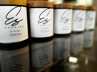 Soy wax candles