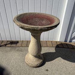 Cement Bird Bath Moving Needs To Go Asap 