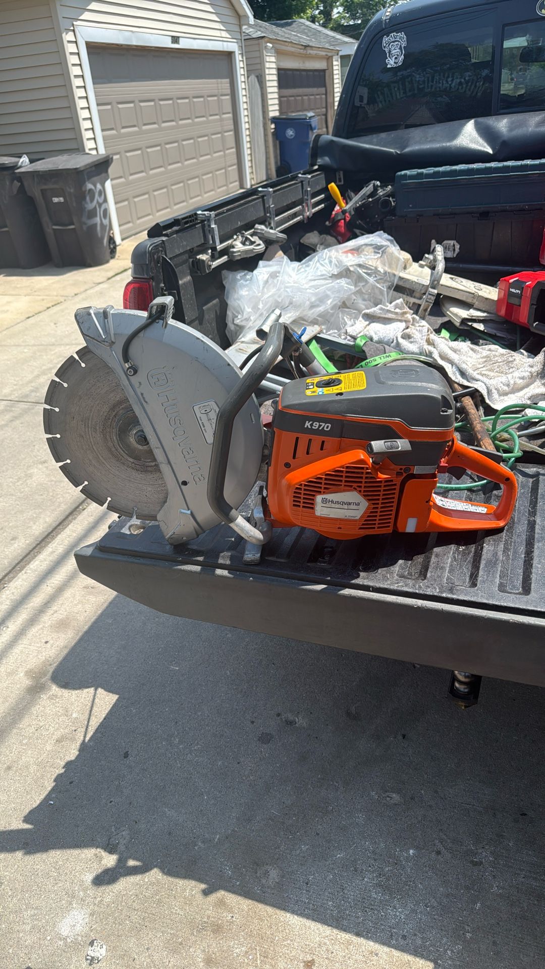 Use Practically New Husqvarna K970 Gas Cut Off Saw
