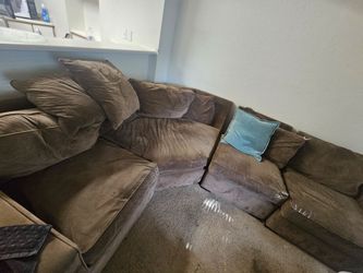 Old used up couch