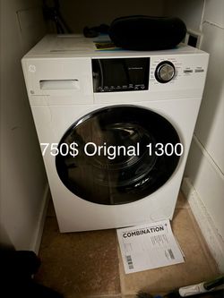 GE Front Load Steam Washer Dryer Combo