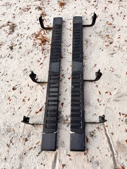 Running boards off a 2014 Nissan titan