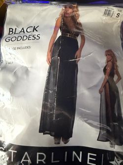 Starline Black Goddess Costume Size Small
