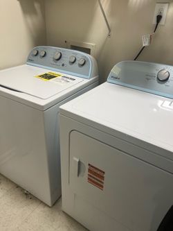 Washer and dryer