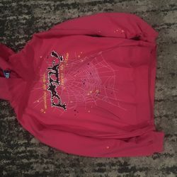 Pink Spider Hoodie