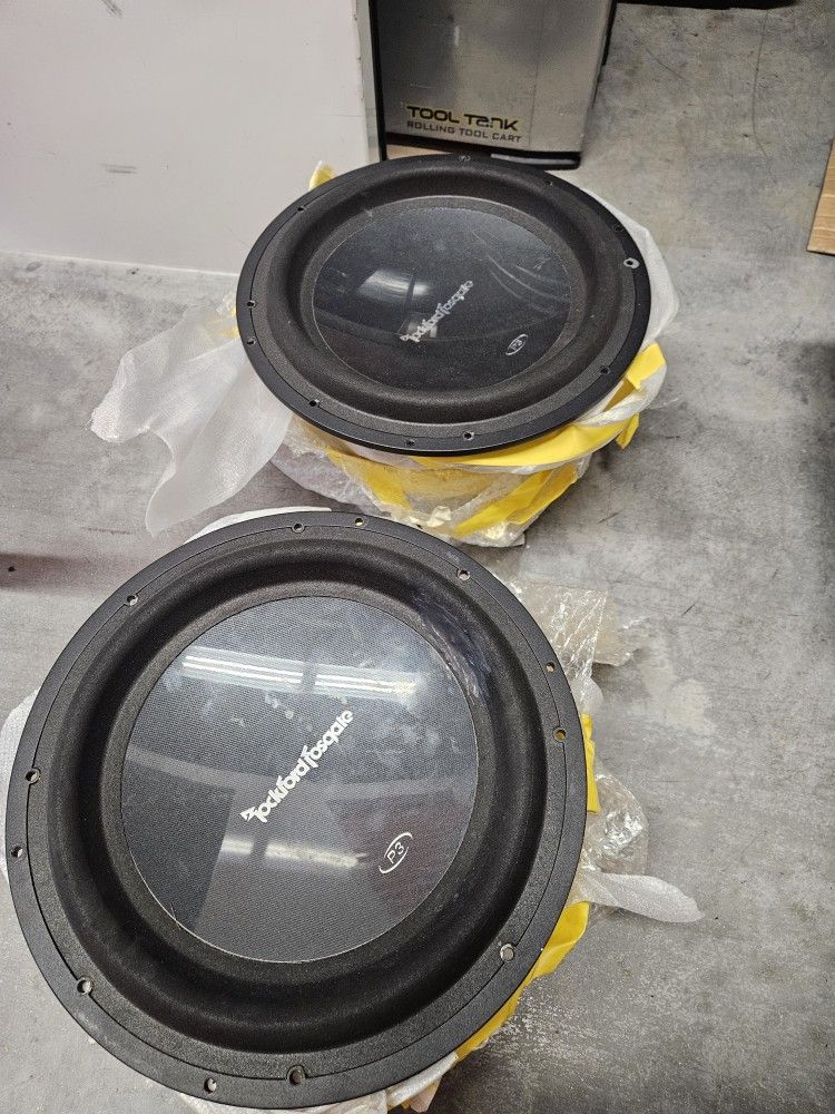 Rockford Fosgate 12in Subwoofers Pair $200