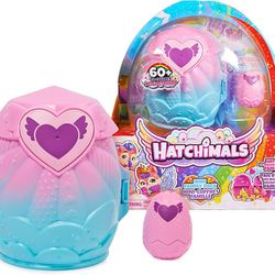 Hatchimals 60 plus to collect Family Pack Home Playset with 3 Characters and up to 3 Surprise Babies Style May Vary Kids Toys for Girls Ages 5 and up 