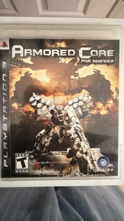 Ubisoft Armored Core: For Answer Sony PlayStation 3 PS3 Armored Core T-Teen