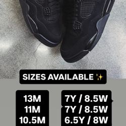 Jordan 4 Black Cats