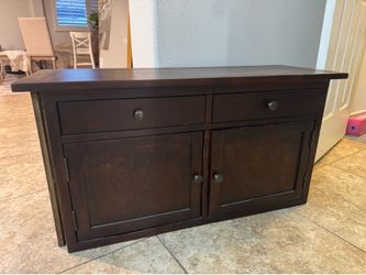 Solid Wood Storage Cabinet – $20