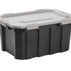 New Kobalt Plastic Storage 24 Gallon Planter With Lid