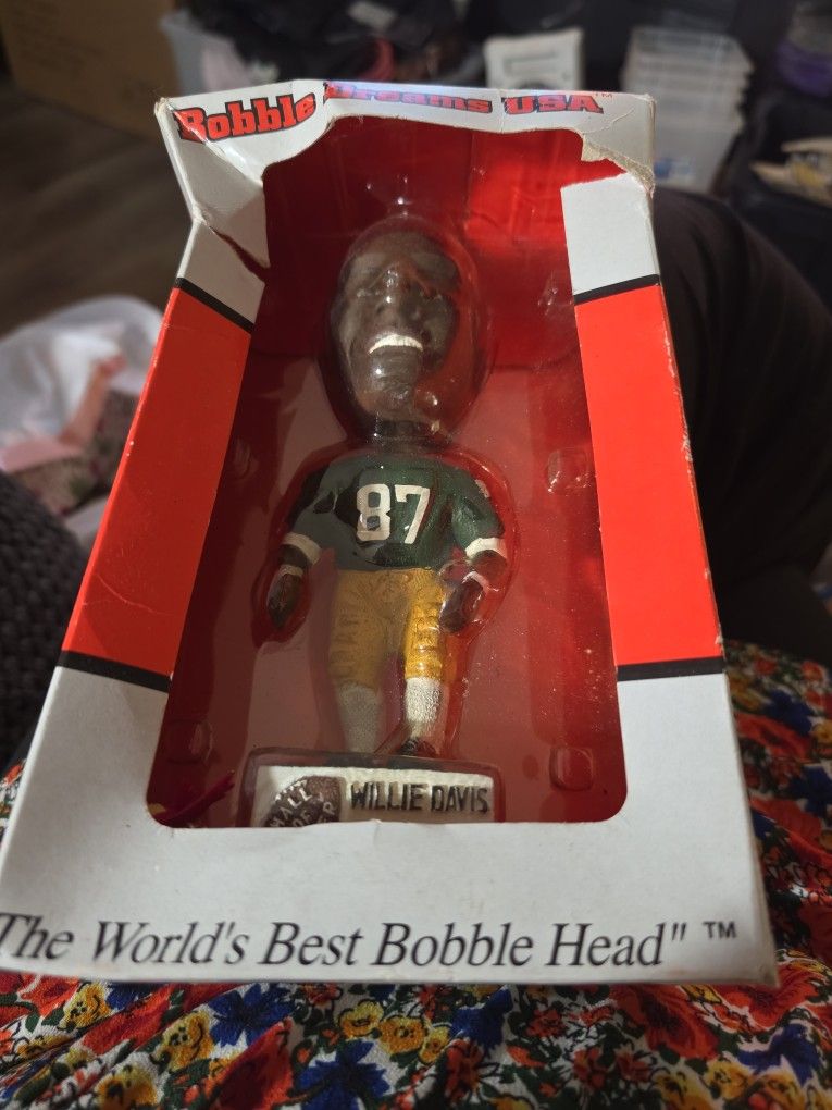 Willie Davis Green Bay Bobble Head