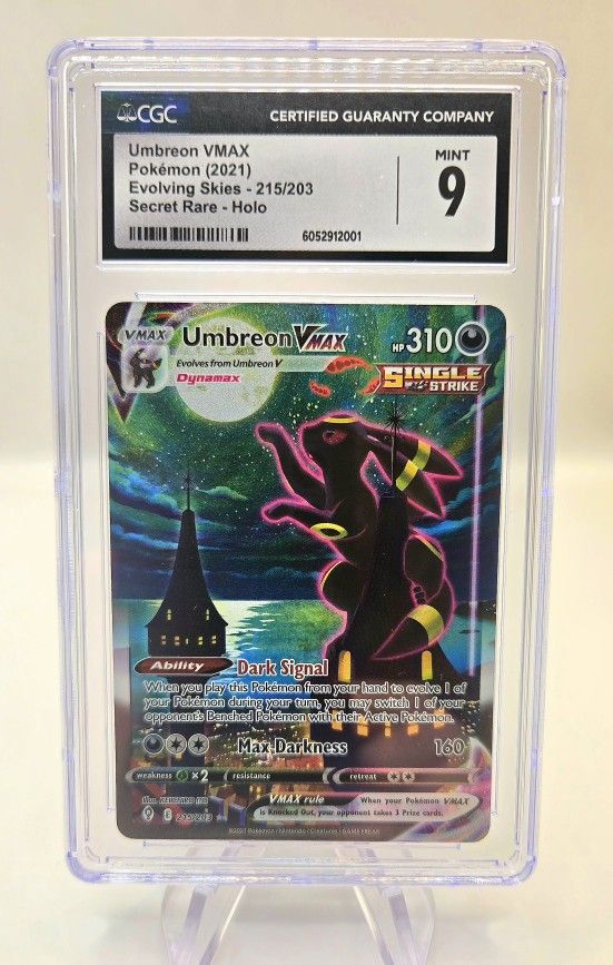 CGC 9 Umbreon Vmax 215/203 Holo